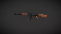 AK-47 Low Poly