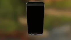Black smartphone