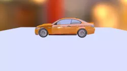 CAR WITH LED WHEELS