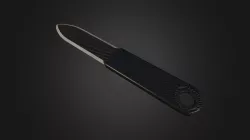 Carbon knife (High poly)