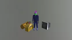 Character with extras