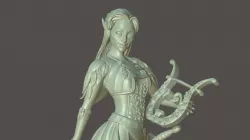 Eladrin Elf bard D&D Pathfinder