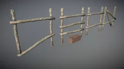 Fence and chest
