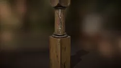 Green Dragon Inn Pillar Design