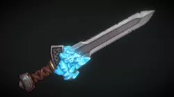 Hand Painted Frost Blade
