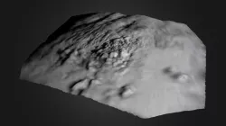 Icy Mountains of Pluto 3D