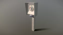Industrial Power Socket (High-Poly)