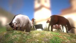 Lowpoly goats