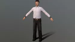 Male LowPoly (Rigged) - #6