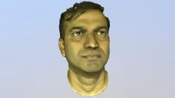 Nagaraj  Face Scan Low poly