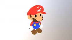 Paper Mario Standing Pose