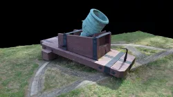Photogrammetry Scan of Mortar at Yorktown