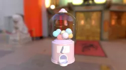 Pink Mini Gumball Machine