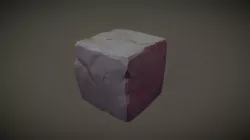 Rock Cube - PBR Hand Painted Series