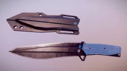 "Sci-Fi Cyberpunk Knife"