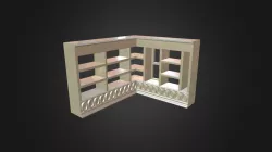 Shelf 3 planes / Scale model