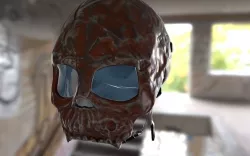 Skull Shaped Half-Helm