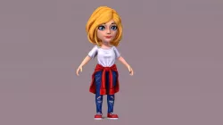 Stylized character