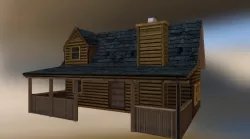 Summer house in the woods