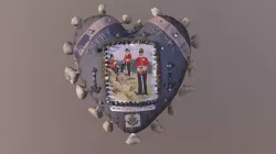 Sweetheart cushion