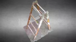 Wooden step ladder