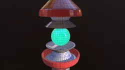 Alien Lamp Low Poly
