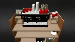 Coffee Machine For Barista Cafeteria