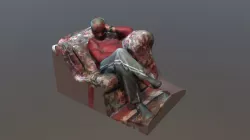 Dad Sleeping