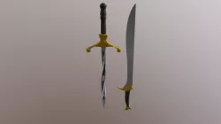 Double Sword Texture Finished 2