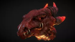 Dragon Head Bust