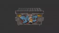 Dumpster game asset