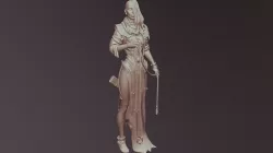 Fantasy Female Character Stl
