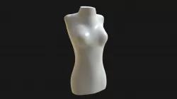 Female half body dummy mannequin