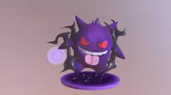 Gengar Pokémon 3D Model