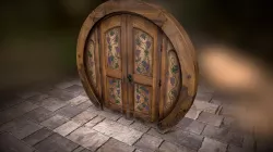 Green Dragon Inn Back Door (Animated)