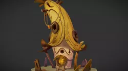 Hand paint house banana