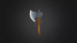 Hand painted Axe