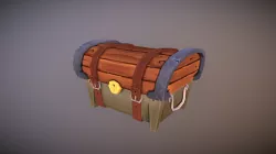 Hand Painted Fantasy Chest