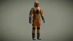 Hazmat Suit - Low Poly Style