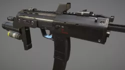 Heckler and Koch MP7 with Grenade Launcher