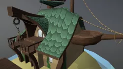 House Boat Diorama