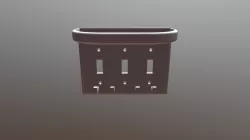 Light-switch-triple-tray
