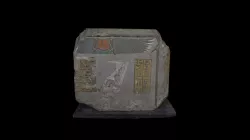 Limestone Block from the Chapel of Ashait