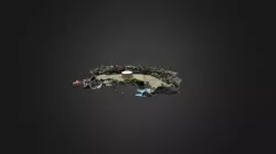Low poly Building Scan