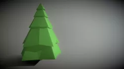 Low-poly Pine Tree