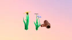 Low Poly Plant Models