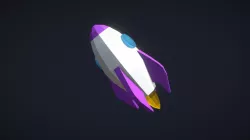 Low Poly Rocket