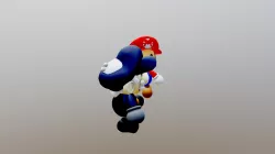 Mario Jump Pose 2 With Monopoly Mario