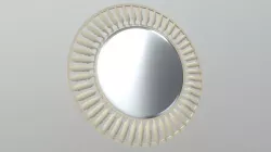 Metal Leaf Mirror