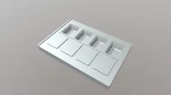 Molde Clamshell Tres